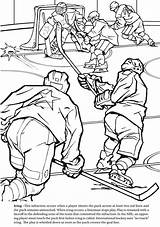 Coloring Pages Hockey Winter Ice Sports Goalie Olympics Printable Welcome Extreme Publications Dover Sheets Adult Crosby Colouring Sidney Detailed Realistic sketch template
