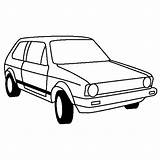Volkswagen Coloring Golf Vw Gti Pages Cars Mki Drawing Van Clipart Thecolor Popular Getdrawings Printable Kids sketch template