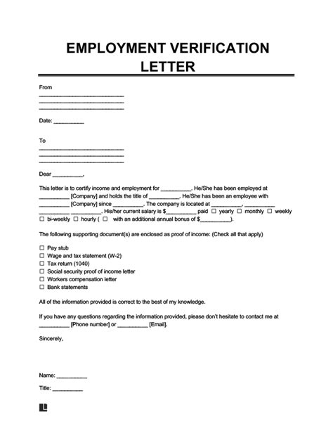 return  work letter  employee sample  letter template