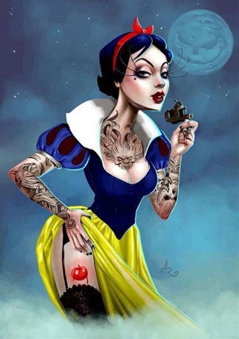 19 Times Disney Characters Got Tatted Up And Looked