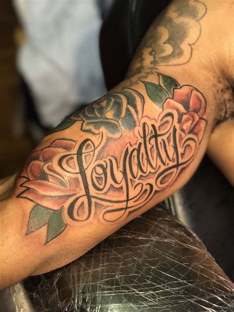 Loyalty Tattoo Loyalty Tattoo Inner Bicep Tattoo Tattoos