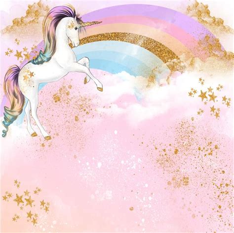 gold stars rainbow unicorn photography background unicorn wallpaper