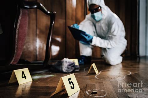 Crime Scene Investigation Photograph By Microgen Images Science Photo