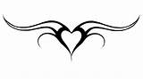 Heart Tribal Tattoo Tattoos Designs Transparent Simple Clipart Clip Stencil Flower Background Cliparts Logo Easy Library Drawings Amazing Cool Clipartbest sketch template