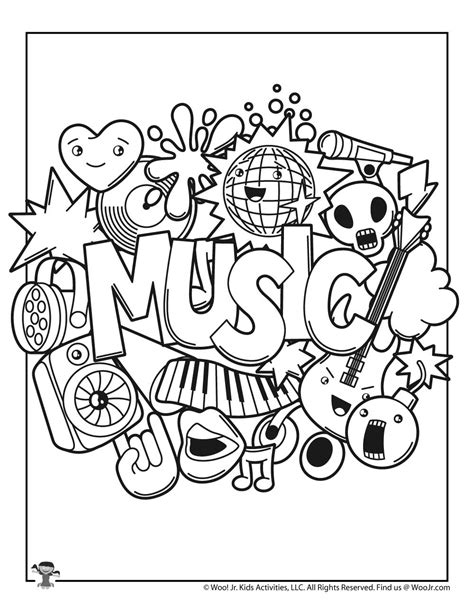 songs coloring pages coloring home