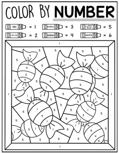 christmas color  number coloring pages