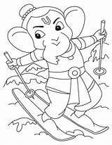 Ganesha Colouring Ganesh Coloring Kids Pages Drawing Lord Sketch Simple Ganpati Pencil Color Paintingvalley Easy Getcolorings Printable Template sketch template