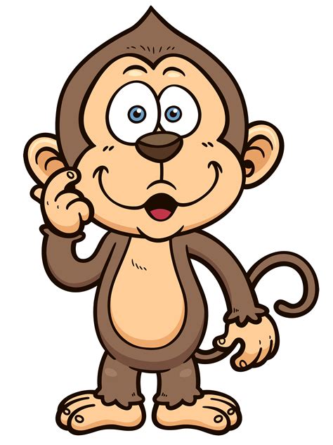 cute cartoon monkey clipart    clipartmag