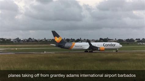 Planes Taking Off From Barbados Grantley Adams