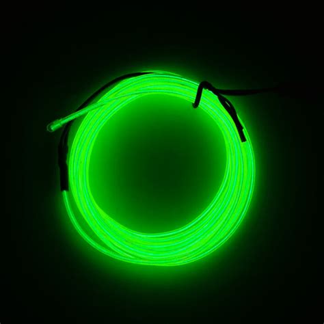 sewable multi color electroluminescent wire glowing el wire  clothes buy glowing el wire