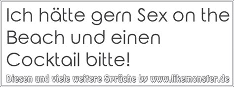 ich hätte gern sex on the beach und einen cocktail bitte