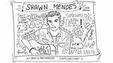 Shawn Mendes Recorded sketch template
