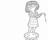 Edna Mode Coloring Pages Incredibles Printable Template sketch template
