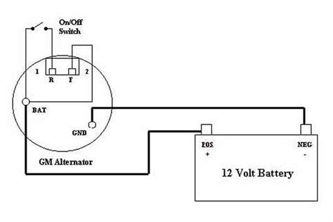 wire gm alternator plug wiring diagram   image  wiring diagram
