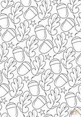 Coloring Pattern Oak Pages Categories sketch template