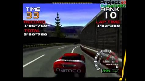 ridge racer  project emulator gameplay hd youtube