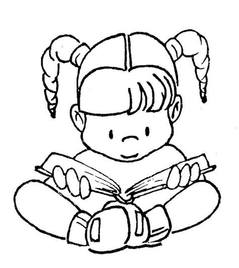 coloring pages reading  coloring pages imagenes de ninos