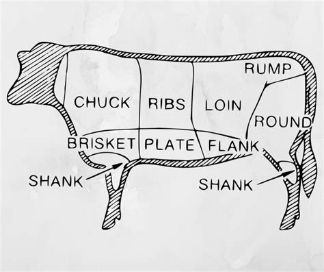 cuts  beef primal subprimal cuts
