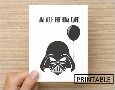 star wars birthday card printable graphic design candacefaber