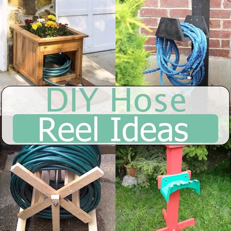15 Diy Hose Reel Ideas For Organizing Your Hose Diy Home Decor