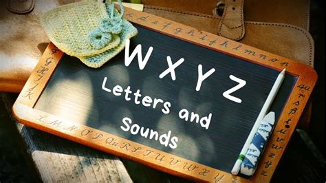 phonics 1 ch8 letters w x y and z words and sounds english lesson youtube