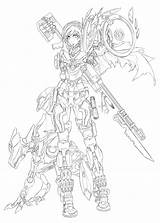 Rwby Coloring Pages Ruby Spartan Armour Character Wip Dishwasher1910 Sketch Deviantart Armor Drawings Halo Sketchite Line Template Concept Genderbend sketch template