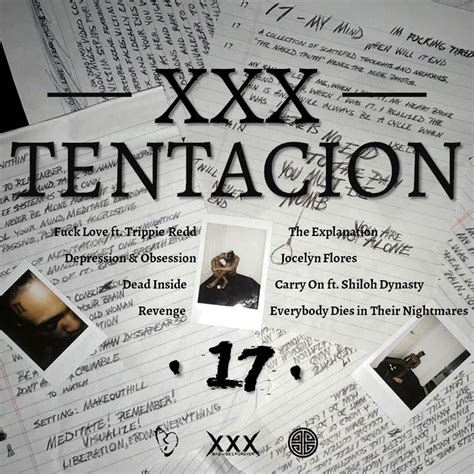 Xxxtentacion 17 Album Cover Art By Randomystick On