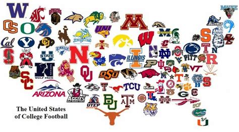 united states  ncaa college football college football logos college football teams