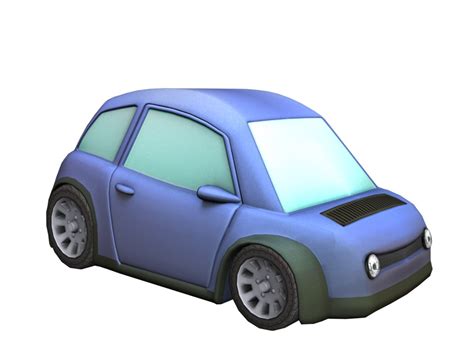 simple car model turbosquid