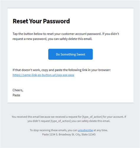 password reset request letter html css