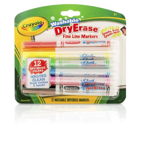 crayola washable dry erase fineline markers  count walmartcom