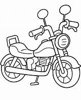 Coloring Motorbike Easy Pages Motorcycle Printable Kids Color Motor Print Topcoloringpages Sheet Motorbikes sketch template