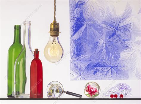 Glass Objects Stock Image H100 0906 Science Photo Library