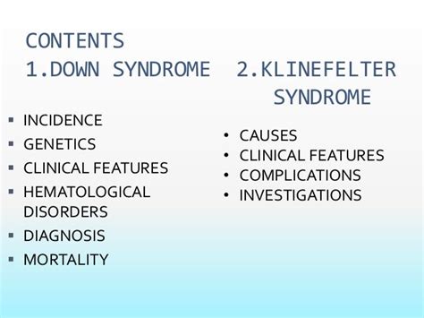 Turner And Klinefelter Syndrome