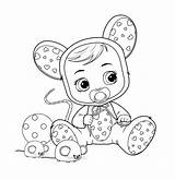 Cry Baby Coloring Book Pages Babies Paint Crybabies Lala Template sketch template