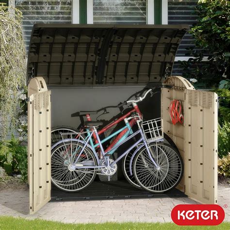 keter store   ultra storage shed bin bike tool garden