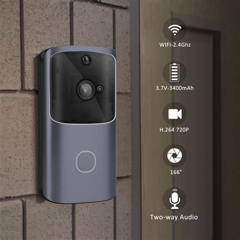 doorbells intercoms  p smart wifi doorbell ip camera wireless intercom fir alarm night