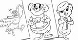 Rescuers Coloring Disneyclips Pages sketch template