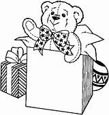 Present Box Birthday Coloring Pages Big Getcolorings Printable sketch template