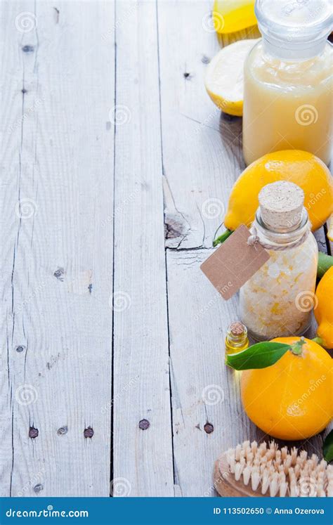 organic lemon spa stock photo image  freshness copy