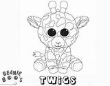 Coloring Beanie Boo Pages Ellie Twigs Printable Kids Print Getdrawings Getcolorings Cute sketch template