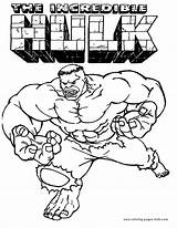 Hulk Coloring Pages Cartoon Color Printable Kids Character Sheets Sheet Characters Book Found sketch template