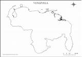 Venezuela Croquis Mapas Contorno Colombia Regiones Silueta Estados Limites Guyana Esequiba Esequibo Mudo Maracay División Política Borde Internacionales sketch template