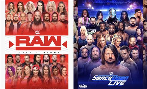 wwe smackdown  raw  roster updated raw smackdown rosters