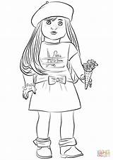 Coloring American Girl Pages Grace Thomas Doll Printable Dolls Girls Printables Colouring Kids Puzzle Sheets Drawing Print Julie Paper Supercoloring sketch template