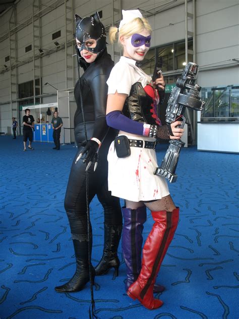 catwoman and harley quinn by harleyrosailes on deviantart