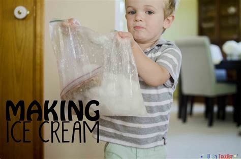 making ice cream   sandwich bag busy toddler
