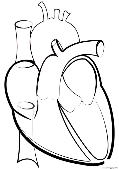 heart outline coloring page printable