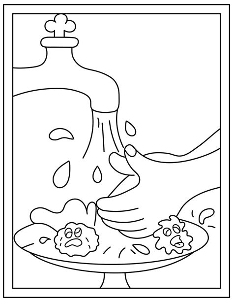 stay clean coloring pages  pages etsy
