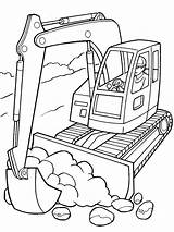 Koparka Kolorowanka Graafmachine Ladnekolorowanki Ciągnik Pokaż Kolorowanki Wszystkie sketch template